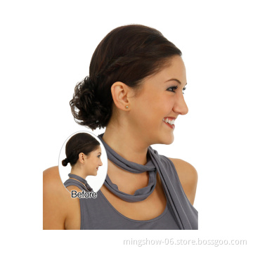 Buy chignon hair bun messy human hair bun hair extensions